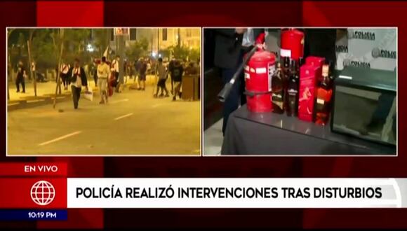 Reportes detenidos durante protestas