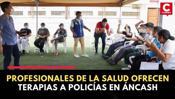 Brindan terapias a policías afectados por el COVID-19 en Áncash | CORREO
