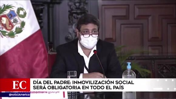 Día del Padre: Gobierno dispone inmovilización social obligatoria a nivel nacional