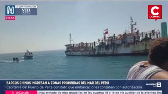 CORREO | Pescadores de Paita protestan contra embarcaciones chinas en aguas peruanas