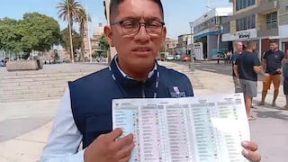Jefe de la ODPE Tacna explica las cinco votaciones de este domingo 12 de abril