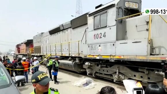 Carretera Central: joven muere atropellado por tren en Carapongo