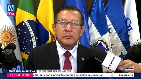 Declaraciones del presidente del Congreso, Eduardo Salhuana