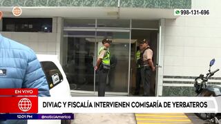 Comisaría de Yerbateros: Fiscalía y Diviac interviene presunta banda criminal integrada por policías (VIDEO)