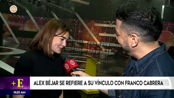 Alex Béjar habló de su vínculo con Franco Cabrera tras beso en evento: ¿Cómo reaccionó?