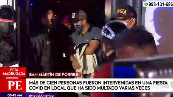 Intervienen fiesta covid