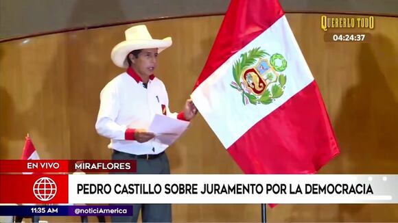 Castillo firma compromiso