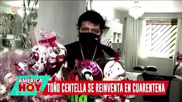 Toño Centella se reinventa y se dedica a la venta de peluches por San Valentín