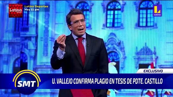 Universidad César Vallejo confirma plagio en tesis de Pedro Castillo