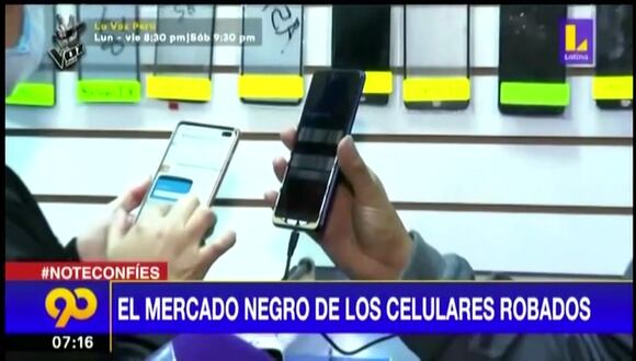 El mercado negro de los celulares robados