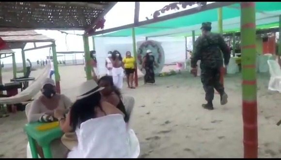 Tumbes: Intervienen fiesta con 300 personas en isla del Amor