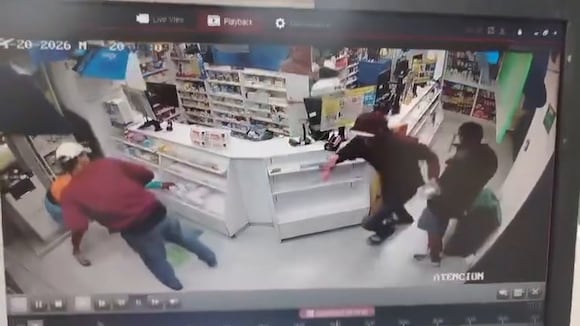 Delincuentes roban en Inkafarma de Trujillo