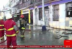 Incendio en el histórico Hotel Cochrane moviliza a los bomberos en el Callao (VIDEO)