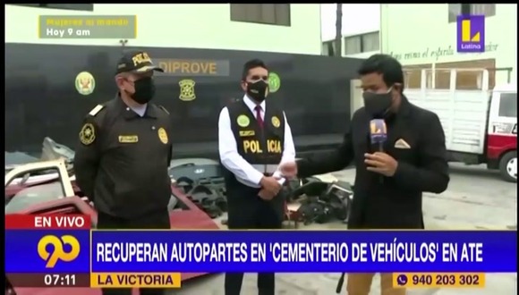 Recuperan autopartes en Ate