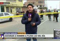 Sicarios asesinan a colectivero disparándole ocho veces en Los Olivos (VIDEO)