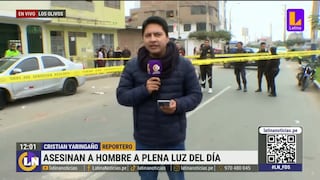 Sicarios asesinan a colectivero disparándole ocho veces en Los Olivos (VIDEO)