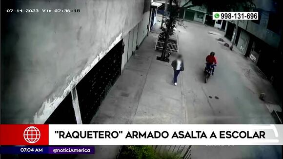 San Martín de Porres: robo a escolar