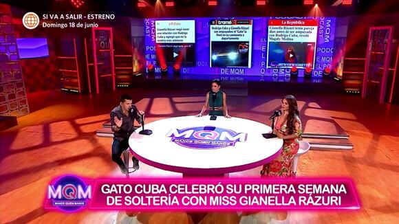 María Pía Copello critica a Rodrigo Cuba por salida con Gianella Rázuri