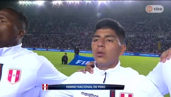 Selección peruana: así se entonó el himno nacional en el Monumental de la UNSA. (Video: América TV).