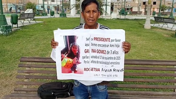 Padre con tenencia legal denuncia sustracción de su menor hija en San Clemente, Pisco