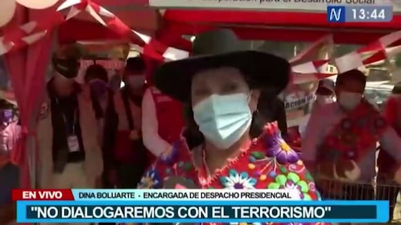Dina Boluarte: Gobierno procederá conforme a ley