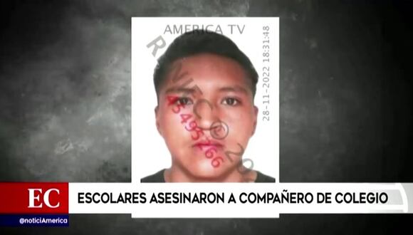 Huanta: Escolares que asesinaron a un compañero