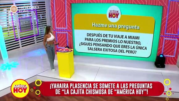 Yahaira Plasencia aclara sus polémicas declaraciones