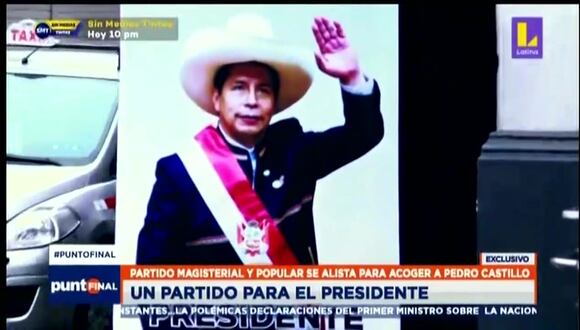 Pedro Castillo: Un partido para el presidente