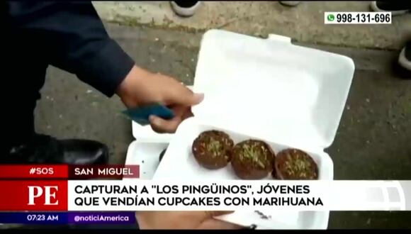 Capturan a 'Los pingüinos' jóvenes que vendían cupcakes con marihuana