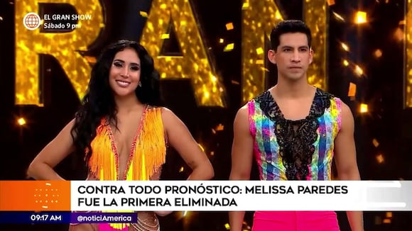 Melissa Paredes eliminada de El Gran Show