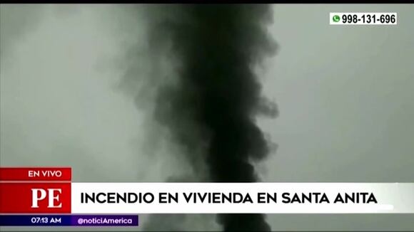 Incendio en Santa Anita - CORREO