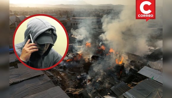 CORREO | Policía de Arequipa analiza video de extorsionadores que estarían detrás de incendio de madereras