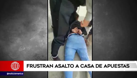 Frustran asalto a casa de apuestas