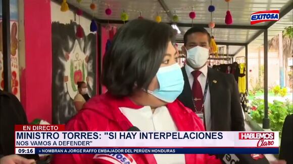 Declaraciones de la ministra Betssy Chávez