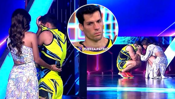 Luciana Fuster llegó a 'EEG' para consolar a Patricio Parodi tras pasar por difícil momento