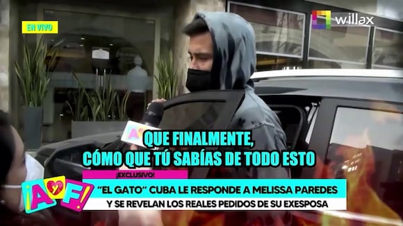 CORREO | Continúa la polémica: Gato Cuba responde a Melissa Paredes