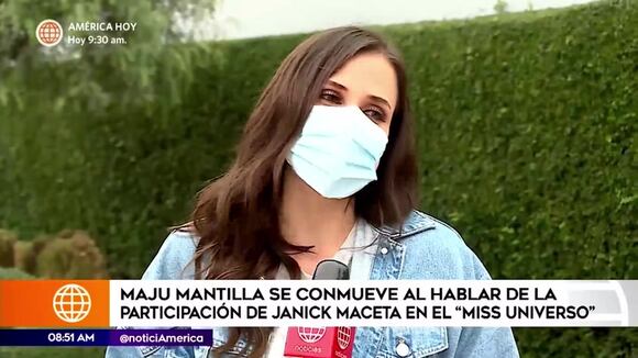Maju Mantilla se conmueve al hablar de Janick Maceta