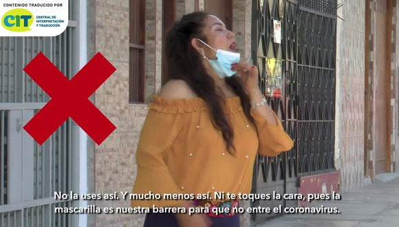 Mincul difunde videos sobre uso adecuado de la mascarilla en 8 lenguas indígenas y variantes | VIDEO