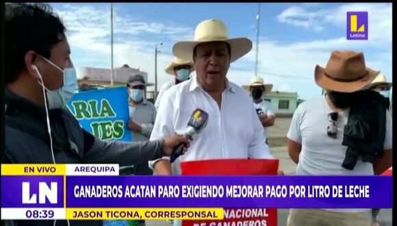 Arequipa: ganaderos acatan paro