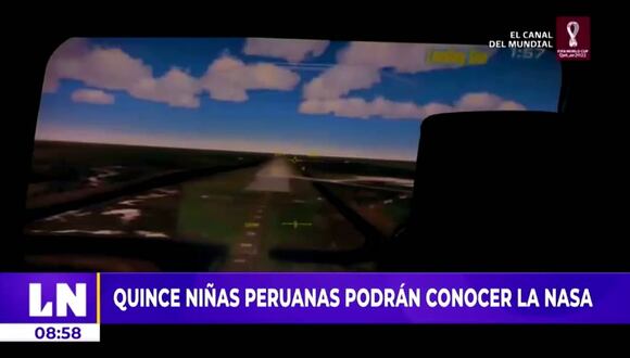 Niñas peruanas visitarán instalaciones de la Nasa