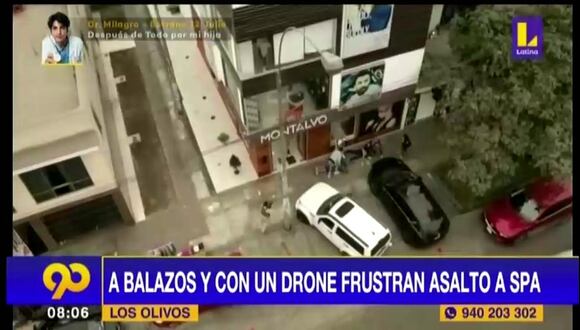 Los Olivos: a balazos frustan asalto a spa