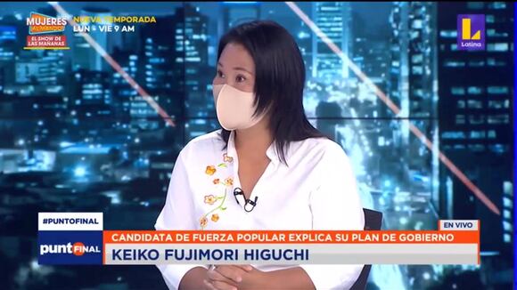 Keiko Fujimori: "En el Gobierno de mi padre se cometieron errores y delitos"