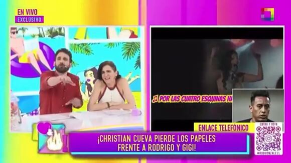 CORREO | Christian Cueva pierde los papeles y estalla en vivo contra Gigi Mitre: “Eres tan ligera para hablar”