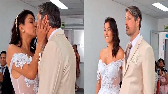 Claudia Portocarrero se casó el holandés Michael Witkamp, padre de su hija