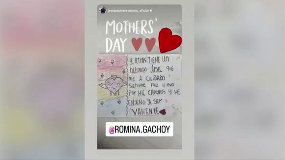 Hijos de Angie Jibaja saludan a Romina por el Día de la Madre