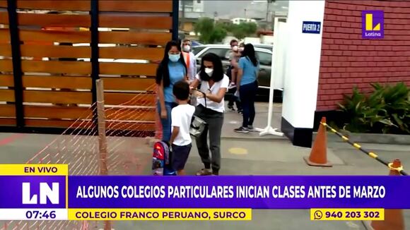 Colegios particulares iniciarán clases