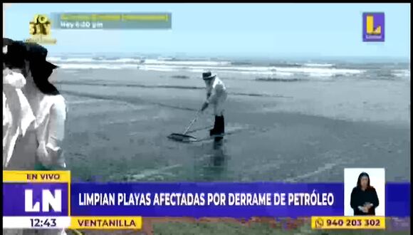 Playa de Ventanilla contaminada