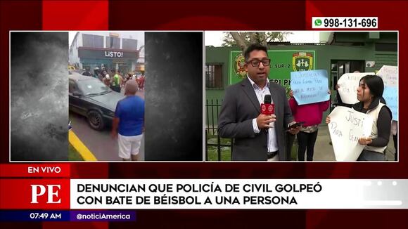 Denuncian que policía de civil atacó con bate de béisbol a hombre