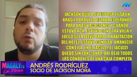 CORREO | Empresario acusa a Jackson Mora de engañar a Tilsa Lozano (Magaly TV)