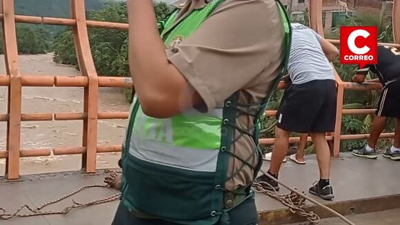 Auxilian A Hombre Que Estuvo A Punto De Morir Arrastrado Por Río Perené